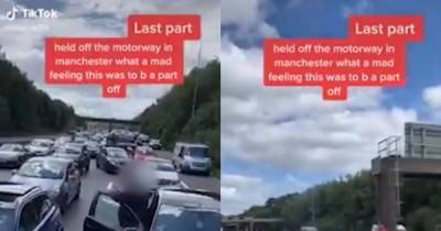 Video of M60 'shutdown' blockade shows 'abundance' of crimes being committed, cops say - as they warn those involved they have people's plates - www.manchestereveningnews.co.uk - Manchester