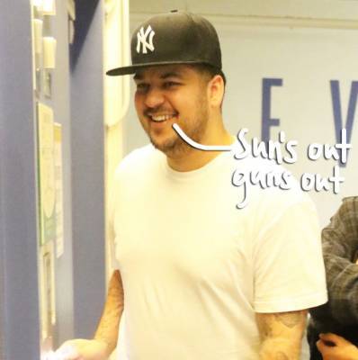 Rob Kardashian Teases Fans With SHIRTLESS Picture — Look! - perezhilton.com