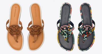 Tory Burch Just Dropped Exclusive Miller Sandals — Online Only - www.usmagazine.com - county Miller