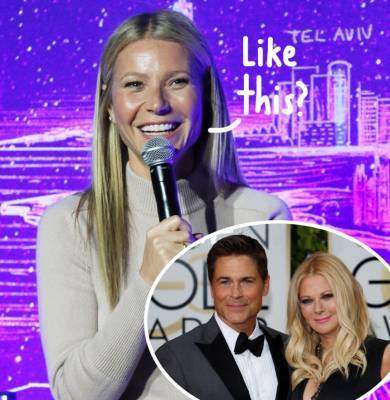 Gwyneth Paltrow Learned ‘How To Give A Blowjob’ From Rob Lowe’s Wife! - perezhilton.com