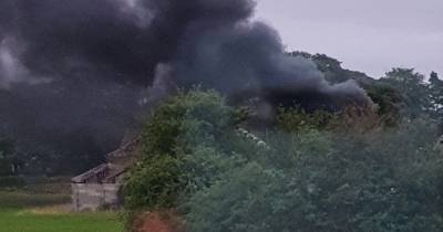 The farm that has been set on fire by yobs four times in the last week - www.manchestereveningnews.co.uk - Manchester
