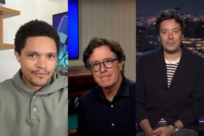 Colbert, Noah & Fallon All Take Shots At Donald Trump’s ‘Person, Woman, Man, Camera, TV’ Moment - etcanada.com