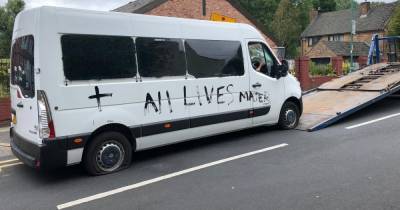 MP and local councillors 'appalled' after church bus defaced by 'racist vandals' - www.manchestereveningnews.co.uk
