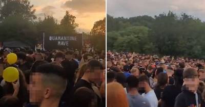 Police shut off roads to beauty spot and warn they may close 190-acre park to stop two illegal raves - www.manchestereveningnews.co.uk - Manchester