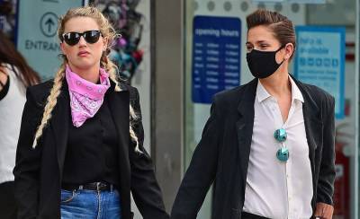 Amber Heard Goes Sightseeing with Girlfriend Bianca Butti During a Break from Trial - www.justjared.com - London