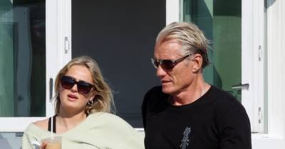 Dolph Lundgren, 62, steps out with fianceé, 24 - www.wonderwall.com - Los Angeles