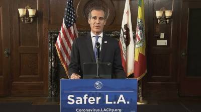 Los Angeles Coronavirus Update: Mayor Eric Garcetti Sees “Small, Hopeful Signs” Of Pandemic Progress - deadline.com - Los Angeles - Los Angeles - Los Angeles