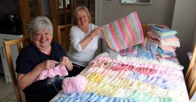 Knitters make 250 hats for newborns at Paisley's hospital during lockdown - www.dailyrecord.co.uk - city Elgin