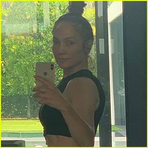 Jennifer Lopez Posts Workout Selfie After Her 51st Birthday - www.justjared.com