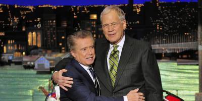 David Letterman Emotionally Mourns the Death of Fellow TV Host & Friend Regis Philbin - www.justjared.com