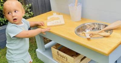 Mrs Hinch shows off amazing bespoke mud kitchen for son Ronnie – and here's where you can get one too! - www.ok.co.uk