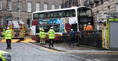 Double-decker bus ploughs into Edinburgh building in early morning horror crash - www.dailyrecord.co.uk - Scotland