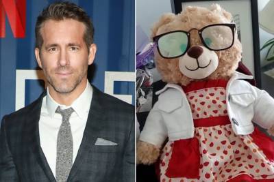 Ryan Reynolds joins hunt for woman’s stolen teddy bear with $5K reward - nypost.com