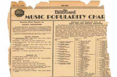 Happy Birthday, Billboard Charts! On July 27, 1940, The First Song Sales Survey Debuted - www.billboard.com