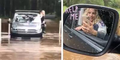 Elsa Pataky forced to escape through car window after driving into flood waters - www.lifestyle.com.au