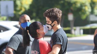 Demi Lovato and Fiancé Max Ehrich Share a Sweet Kiss Through Masks During PDA-Filled Shopping Trip - www.etonline.com - California