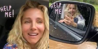 Elsa Pataky Escapes Through Car Window After Getting Stuck in Flood (Video) - www.justjared.com - Australia