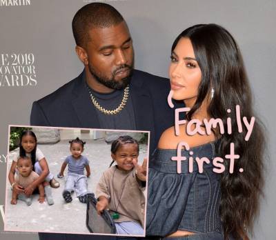 Kim Kardashian ‘Shielding The Kids’ With Help From Her Family Amid Kanye West’s ‘Public Meltdown’ - perezhilton.com