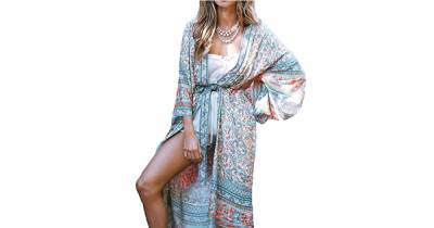 These Kimono-Inspired Cover-Ups Take Swim Style to a New Level - www.usmagazine.com - county Hampton