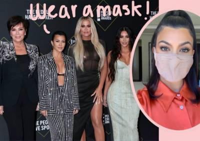 Kourtney Kardashian Challenges Her Family To #WearADamnMask — After Yet ANOTHER KarJenner Party Without Any! - perezhilton.com