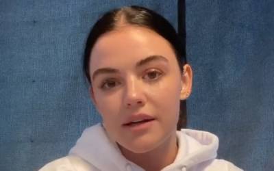 Lucy Hale Tears Up While Telling Fans About 'Katy Keene' Cancellation (Video) - www.justjared.com