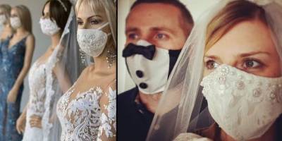 Brides can now wear luxury, designer face masks on their big day! - www.lifestyle.com.au