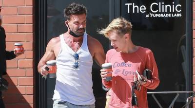 Kingdom's Frank Grillo Meets Up with Nicky Whelan for Coffee - www.justjared.com - Santa Monica
