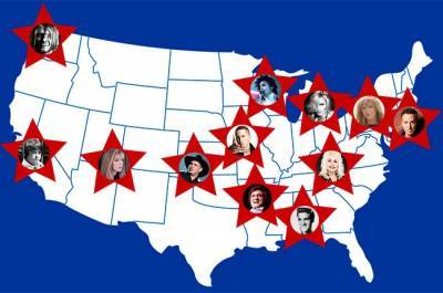 Born in the U.S.A.: The Top 50 Artists by State, From Bruce Springsteen to Garth Brooks & Taylor Swift (Staff Picks) - www.billboard.com - New York - USA - Hawaii - Alabama - state Massachusets - state Kansas - state North Dakota