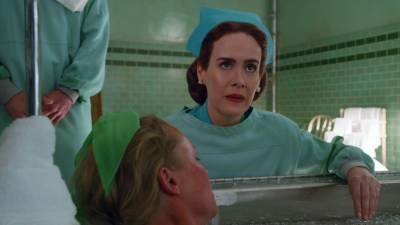 Sarah Paulson - Cynthia Nixon - Mildred Ratched - Louise Fletcher - 'Ratched': Here's Your First Look at Sarah Paulson in Netflix's 'Cuckoo's Nest' Origin Story - etonline.com - Netflix