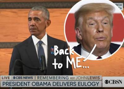 Donald Trump Tries To Steal Barack Obama’s Spotlight With This PETTY Mean Girl Move! - perezhilton.com