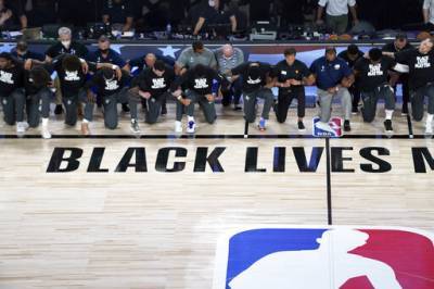NBA Restarts Its Season With New Orleans Pelicans, Utah Jazz Kneeling For National Anthem - deadline.com - New Orleans - Utah - city Orlando