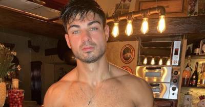 Love Island star Anton Danyluk recovers in Ibiza after snapping hamstring in freak accident - www.ok.co.uk - Scotland
