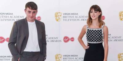 Daisy Edgar Jones and Paul Mescal socially distance on the red carpet at the BAFTA TV Awards - www.msn.com