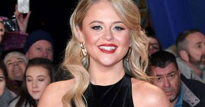 Emily Atack shows off surprising outfit choice for TV BAFTAS - www.msn.com