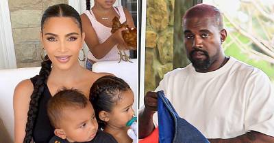 Kim Kardashian Shares Family Photos With 4 Kids After Kanye West’s New Tweets - www.usmagazine.com - Chicago