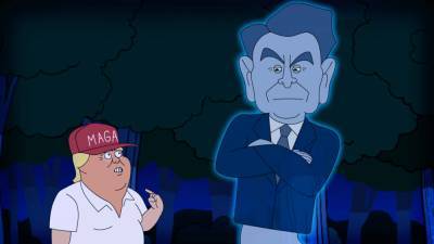Animated Trump Battles Ghost of Reagan in New Rap Cartoon (Exclusive) - www.hollywoodreporter.com - county Reagan