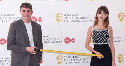 Normal People stars Paul Mescal and Daisy Edgar-Jones enjoy socially distanced reunion at the BAFTAs - www.ok.co.uk