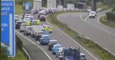 M77 closed as emergency services rush to crash scene - www.dailyrecord.co.uk - Scotland