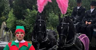 Funeral director dons elf costume in tribute to Christmas fanatic gran after cancer death - www.dailyrecord.co.uk