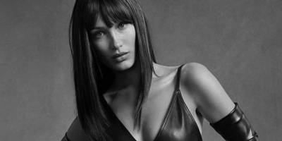 Bella Hadid Wears a Lot of Leather in the New Helmut Lang Campaign - www.harpersbazaar.com