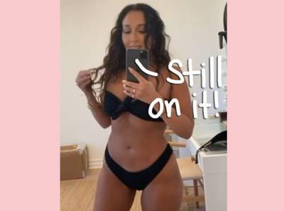 Adrienne Bailon Shows Off Quarantine Weight Loss & Fresh Tan In Sexy New Bikini Pic — Look! - perezhilton.com