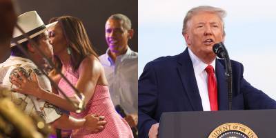 Obama Had Bruno Mars at His July 4th Party in 2015, Trump Had a Guy Singing Bruno Mars in 2020 - www.justjared.com - city Uptown - Columbia