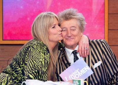 Penny Lancaster shares photos of Rod Stewart getting his hair done for date night - evoke.ie