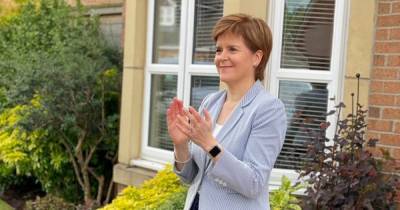 Nicola Sturgeon joins Scots in special clap for NHS to mark 72nd anniversary - www.dailyrecord.co.uk - Scotland