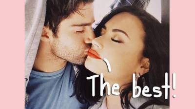 Demi Lovato Shares Sweet PDA Photo Of BF Max Ehrich, Says He’s ‘Making Me The Happiest’! Awww! - perezhilton.com
