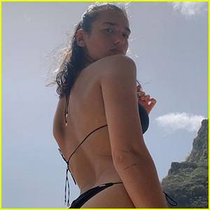 Dua Lipa Shows Off Her Hot Bikini Body on Vacation in St. Lucia With Boyfriend Anwar Hadid - www.justjared.com