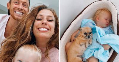 Stacey Solomon 'can't cope' as she shares heartwarming clip of son Rex falling asleep in pet dog's bed - www.ok.co.uk