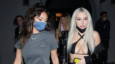 Tana Mongeau Holds Hands Cuddles With ‘Angel’ Francesca Farago On Dinner Date — See Pics - hollywoodlife.com