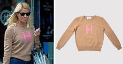 Holly Willoughby rocks personalised H logo jumper on day out with family – get the look from £22 - www.ok.co.uk