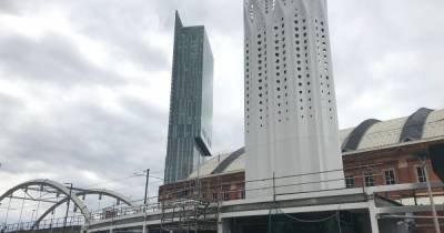 The £18m 'Tower of Light' which will power prominent Manchester city centre buildings is taking shape - www.manchestereveningnews.co.uk - Manchester